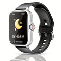 Smart Watch, tela de toque total de 4,65 cm com mensagem, resposta, chamada, monitoramento do sono, pedômetro esportivo, alertas de informações, para telefones iPhone Android, smartbands Fitness Watch para mulheres e homens.