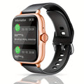 Smart Watch, tela de toque total de 4,65 cm com mensagem, resposta, chamada, monitoramento do sono, pedômetro esportivo, alertas de informações, para telefones iPhone Android, smartbands Fitness Watch para mulheres e homens.