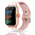 Smart Watch, tela de toque total de 4,65 cm com mensagem, resposta, chamada, monitoramento do sono, pedômetro esportivo, alertas de informações, para telefones iPhone Android, smartbands Fitness Watch para mulheres e homens.