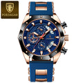 POEDAGAR Luxury Military Men Watch Waterproof Luminous Date Sport Man Wristwatch Chronograph Silicone Strap Quartz Men's Watches