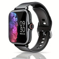 Smart Watch, tela de toque total de 4,65 cm com mensagem, resposta, chamada, monitoramento do sono, pedômetro esportivo, alertas de informações, para telefones iPhone Android, smartbands Fitness Watch para mulheres e homens.